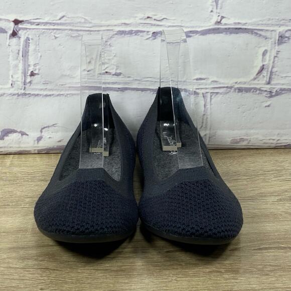 Allbirds Tree Breezers Knit Ballet Flats Women's 8.5 Slip On Shoes Dark Navy - Picture 2 of 8